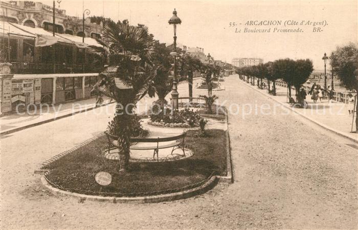 Arcachon Gironde Le Boulevard Promenade