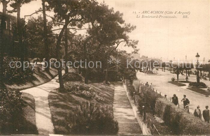 Arcachon Gironde Le Boulevard Promenade