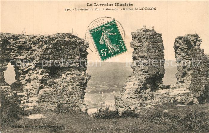 Pont-a-Mousson Ruines de Mousson