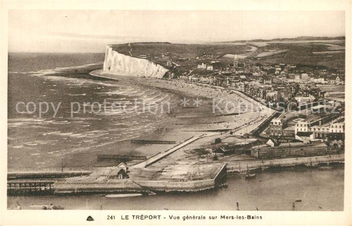 Le Treport Vue generale sur Mers les Bains