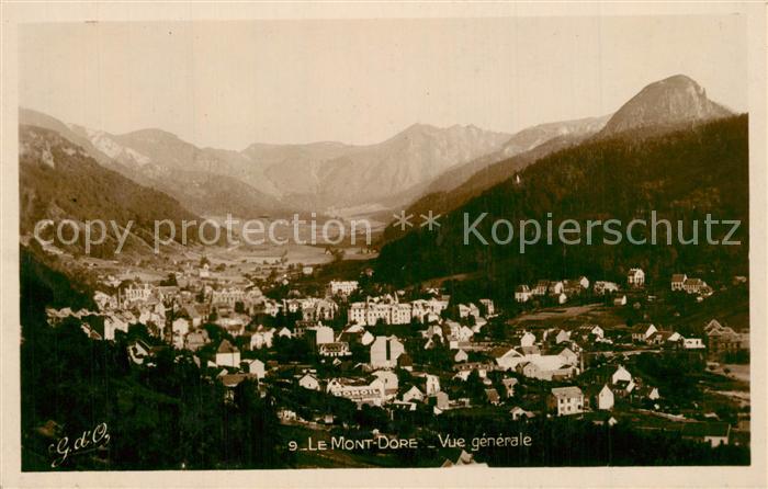 Le Mont-Dore Puy de Dome Vue generale
