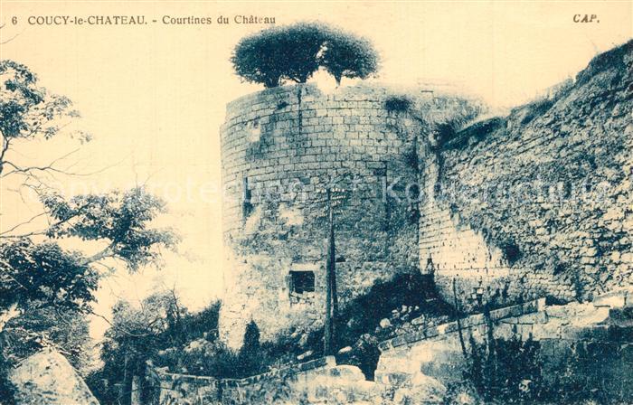 Coucy-le-Chateau-Auffrique Courtines du Chateau