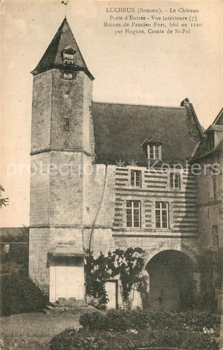 Lucheux Le Chateau Porte d Entree