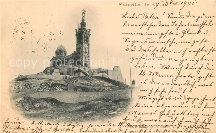 Marseille Bouches-du-Rhone Notre Dame de la Garde