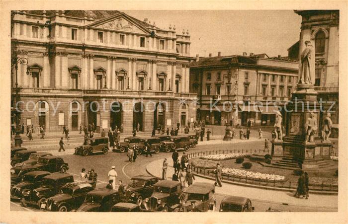 Milano Piazza e Teatro alla Scala