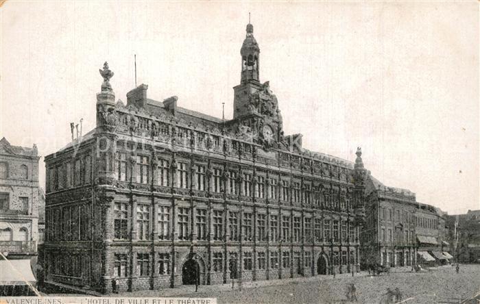 Valenciennes Hotel de Ville et le Theatre