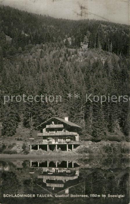 Seewigtale Schladminger Tauern Gasthof Bodensee im Seewigtal