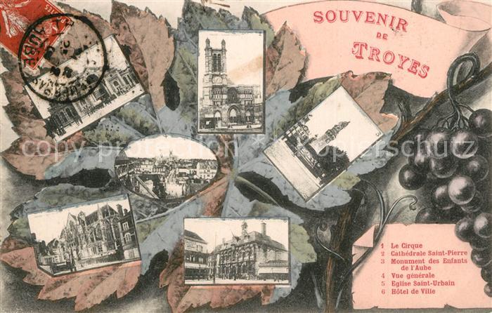 Troyes Aube Le Cirque Cathedrale Saint Pierre Monum