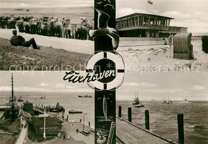 Cuxhaven Nordseebad Strand Hotel Seebruecke