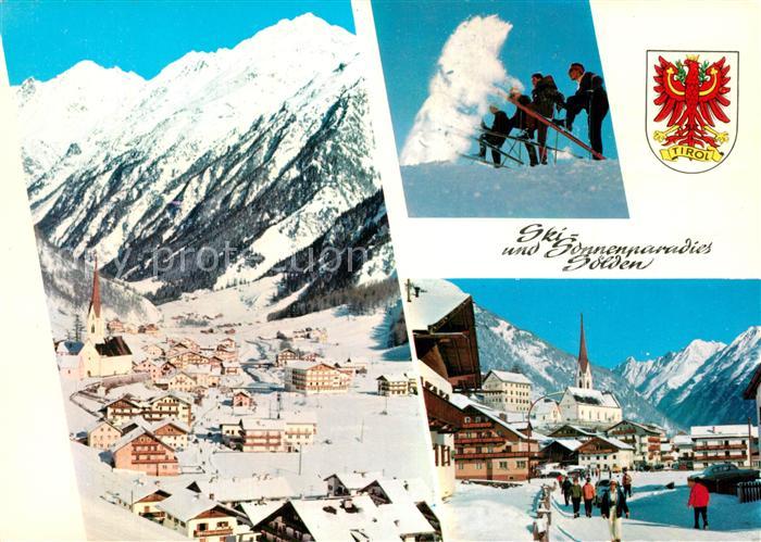 Soelden oetztal Ski und Sonnenparadies Panorama Ortsmotiv