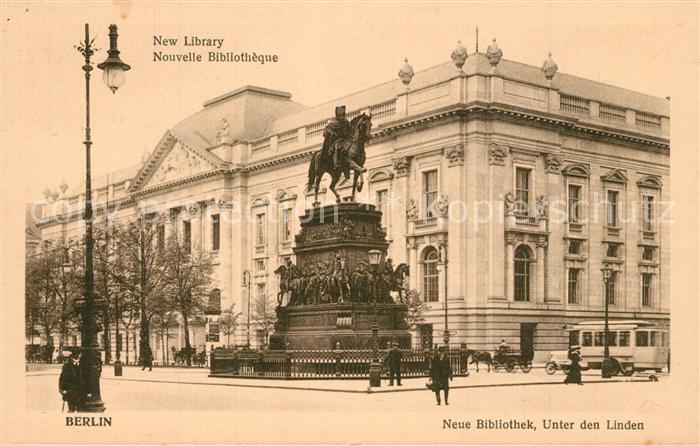 Berlin Neue Bibliothek Unter den Linden
