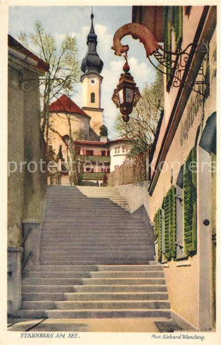 Starnberg Kirche Treppenaufgang