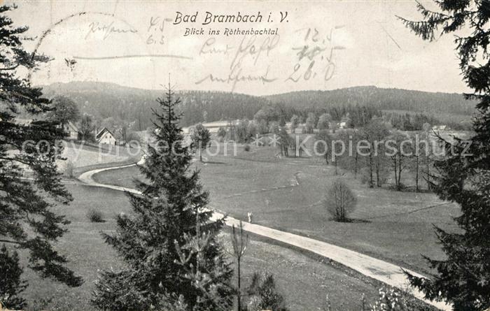 Bad Brambach Blick ins Roethenbachtal