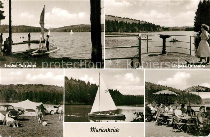 Marienheide Brucher Talsperre Lingese Talsperre Camping