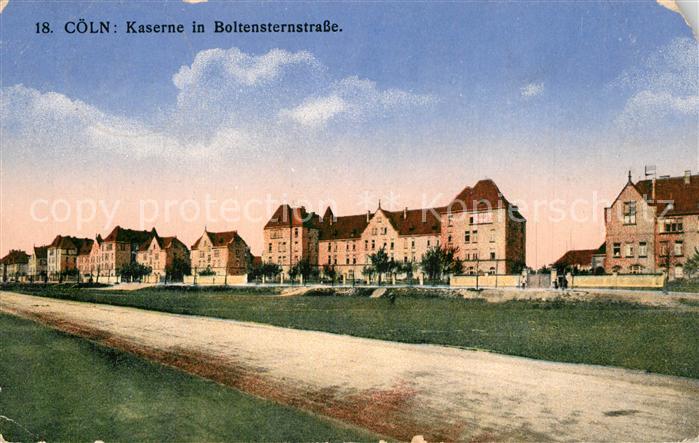 Coeln Rhein Kaserne in Boltensternstrasse