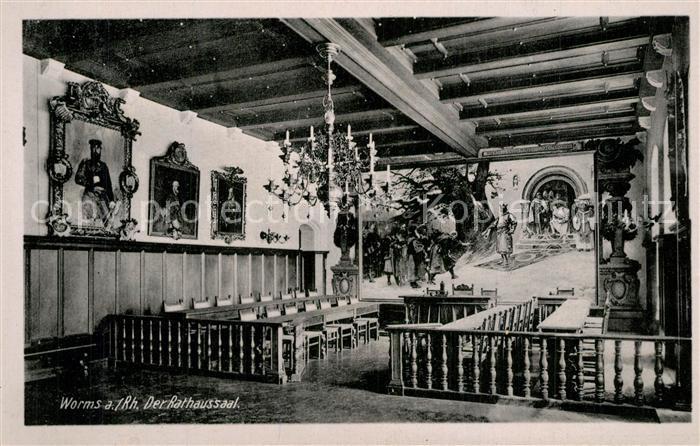 Worms Rhein Der Rathaussaal