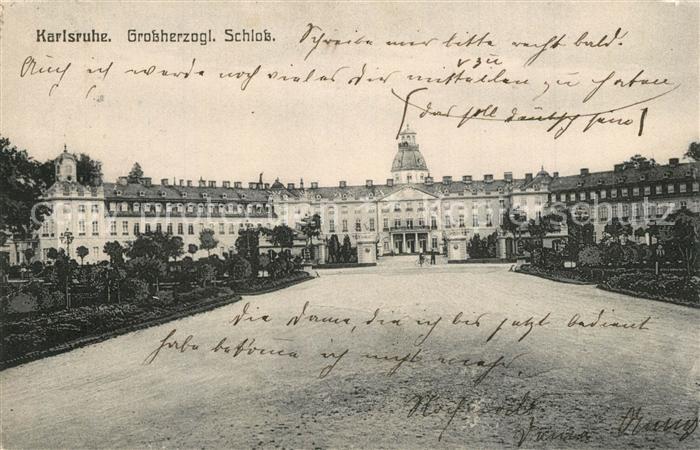 Karlsruhe Baden Grossherzogliches Schloss