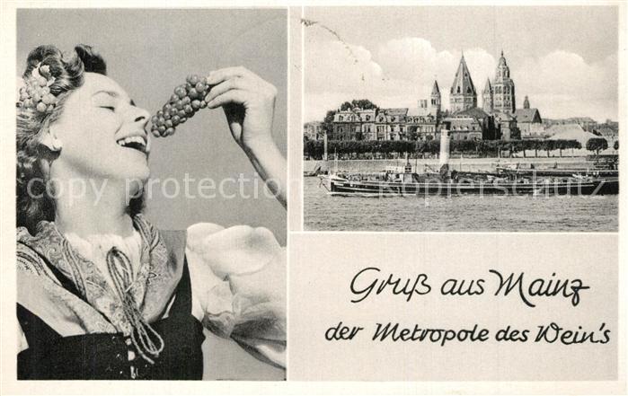 Mainz Rhein Weinkoenigin Dampfer Dom