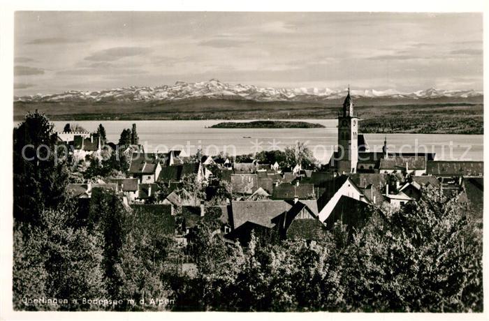 ueberlingen Bodensee mit Alpenpanorama