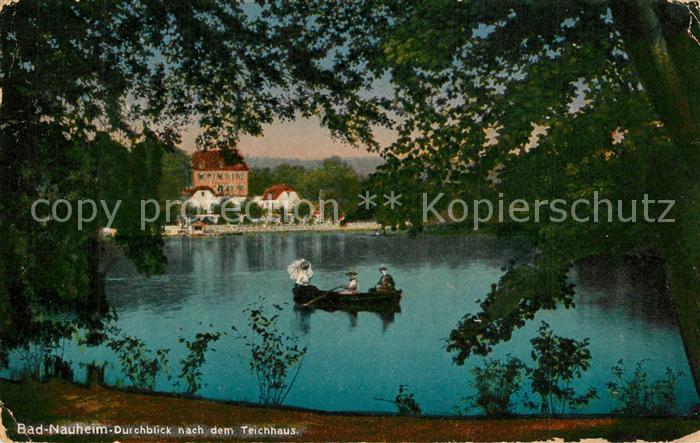 Bad Nauheim Durchblick nach dem Teichhaus