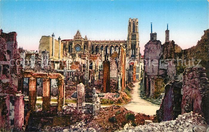 Reims Champagne Ardenne The Cathedral among the Ruins
