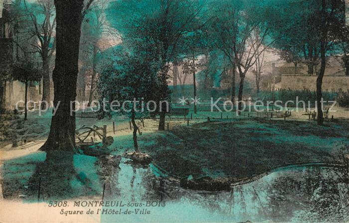 Montreuil Bobigny Square de l’Hotel de Ville