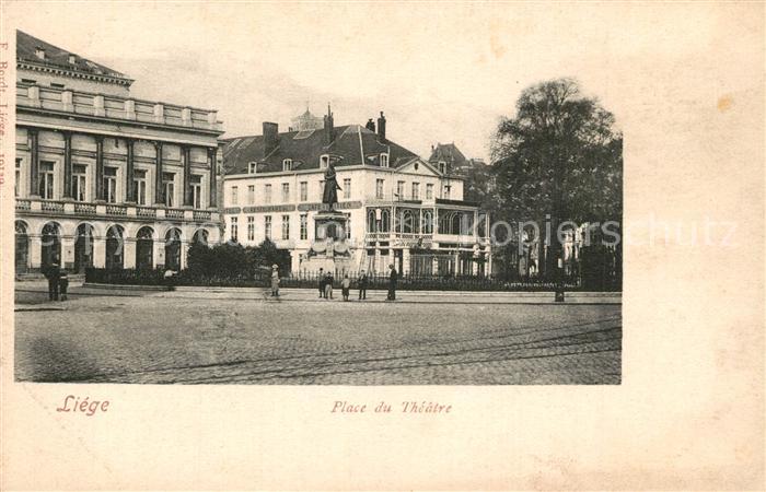 Liege Luettich Place du Theatre