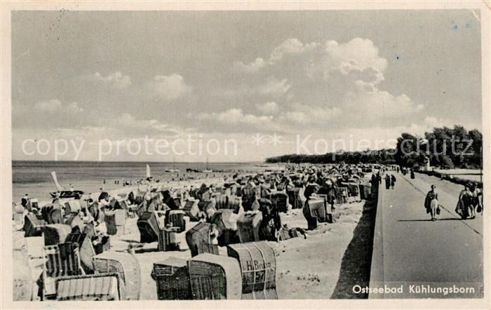 Kuehlungsborn Ostseebad Strandpartie