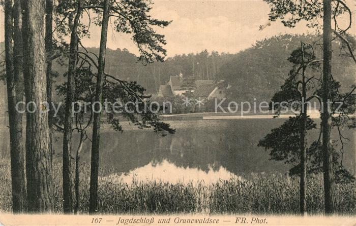 Grunewald Berlin Jagdschloss und Grunewaldsee