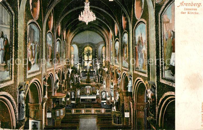 Arenberg Koblenz Inneres der Kirche