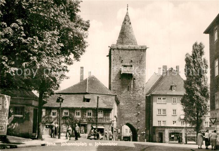 Jena Thueringen Johannisplatz und Johannistor