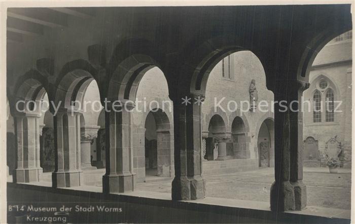 Worms Rhein Museum Kreuzgang
