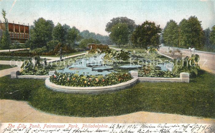 Philadelphia Pennsylvania Lily Pond Fairmount Park