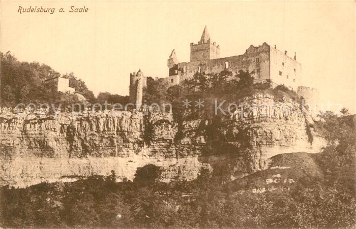 Saaleck Hoehenburg Rudelsburg an der Saale