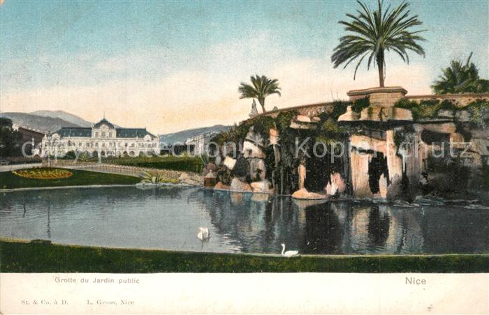 Nice Alpes Maritimes Grotte du Jardin public