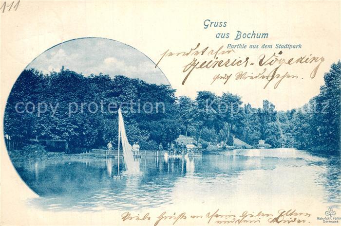 Bochum Partie aus dem Stadtpark