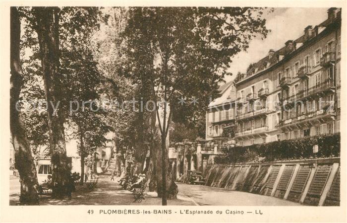 Plombieres-les-Bains Vosges Esplanade du Casino