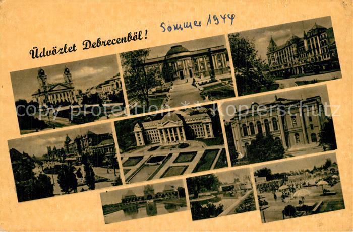 Debrecen Debrezin Teilansichten Sehenswuerdigkeiten der Stadt
