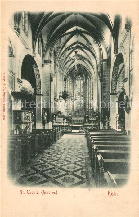 Koeln Rhein Inneres St Ursula Kirche