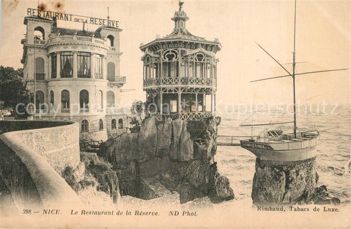 Nice Alpes Maritimes Restaurant de la Réserve Voilier