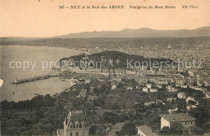 Nice Alpes Maritimes Panorama et la Baie des Anges vue prise du Mont Boron