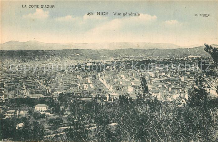 Nice Alpes Maritimes Vue Generale Côte d Azur