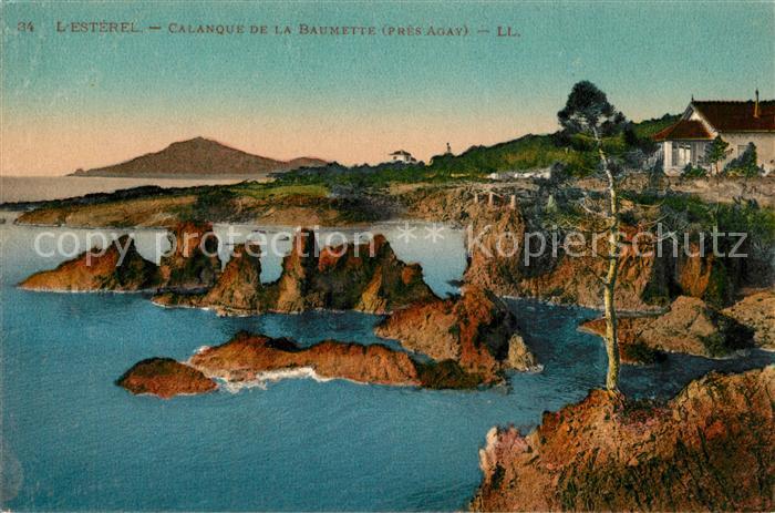 Agay Var Calanque de la Baumette Côte d Azur