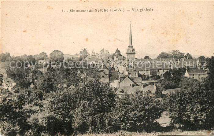 Gennes-sur-Seiche Vue Generale
