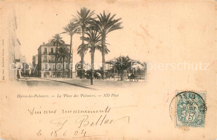Hyeres les Palmiers Place des Palmiers