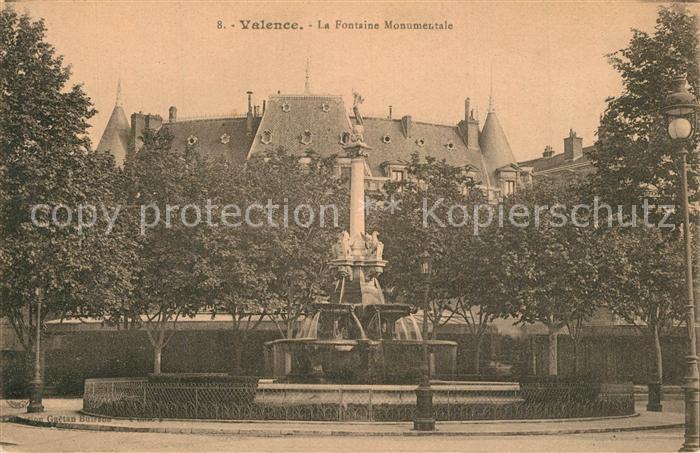 Valence 26 Fontaine Monumentale