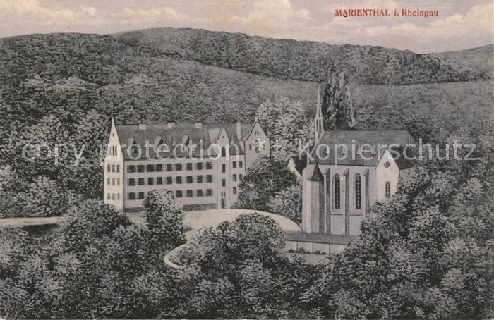 Marienthal Rheingau Kloster Kuenstlerkarte