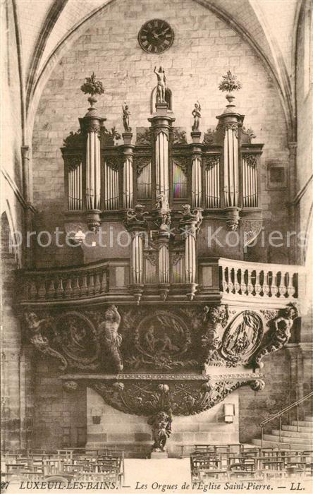 Luxeuil-les-Bains Les Orgues de l'Eglise Saint Pierre
