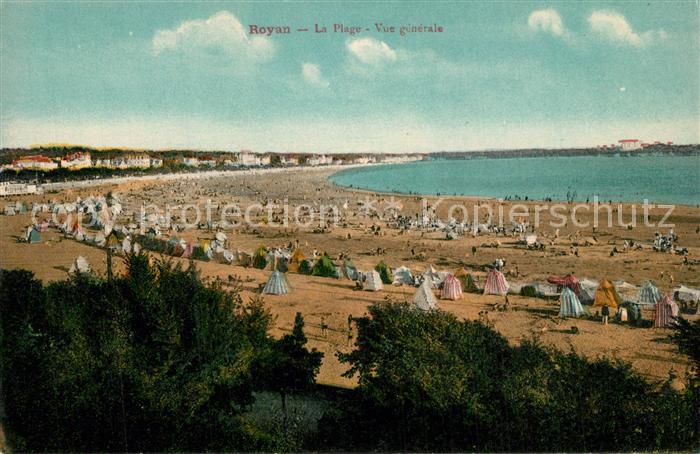 Royan 17 Vue Generale de la plage