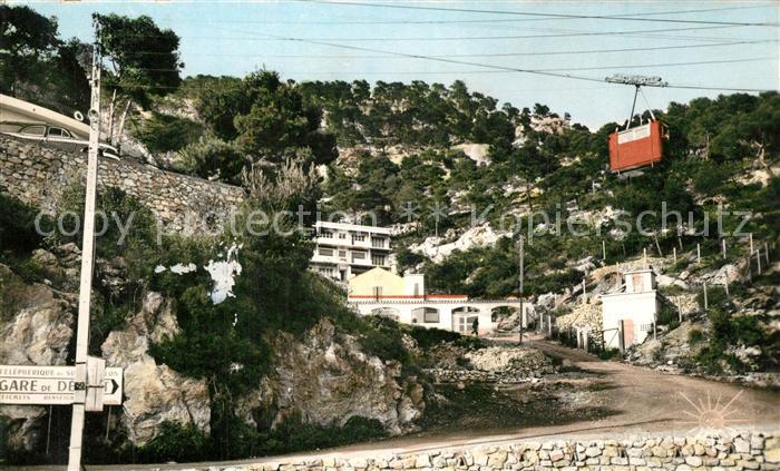 Toulon Var Départ du Téléferique
